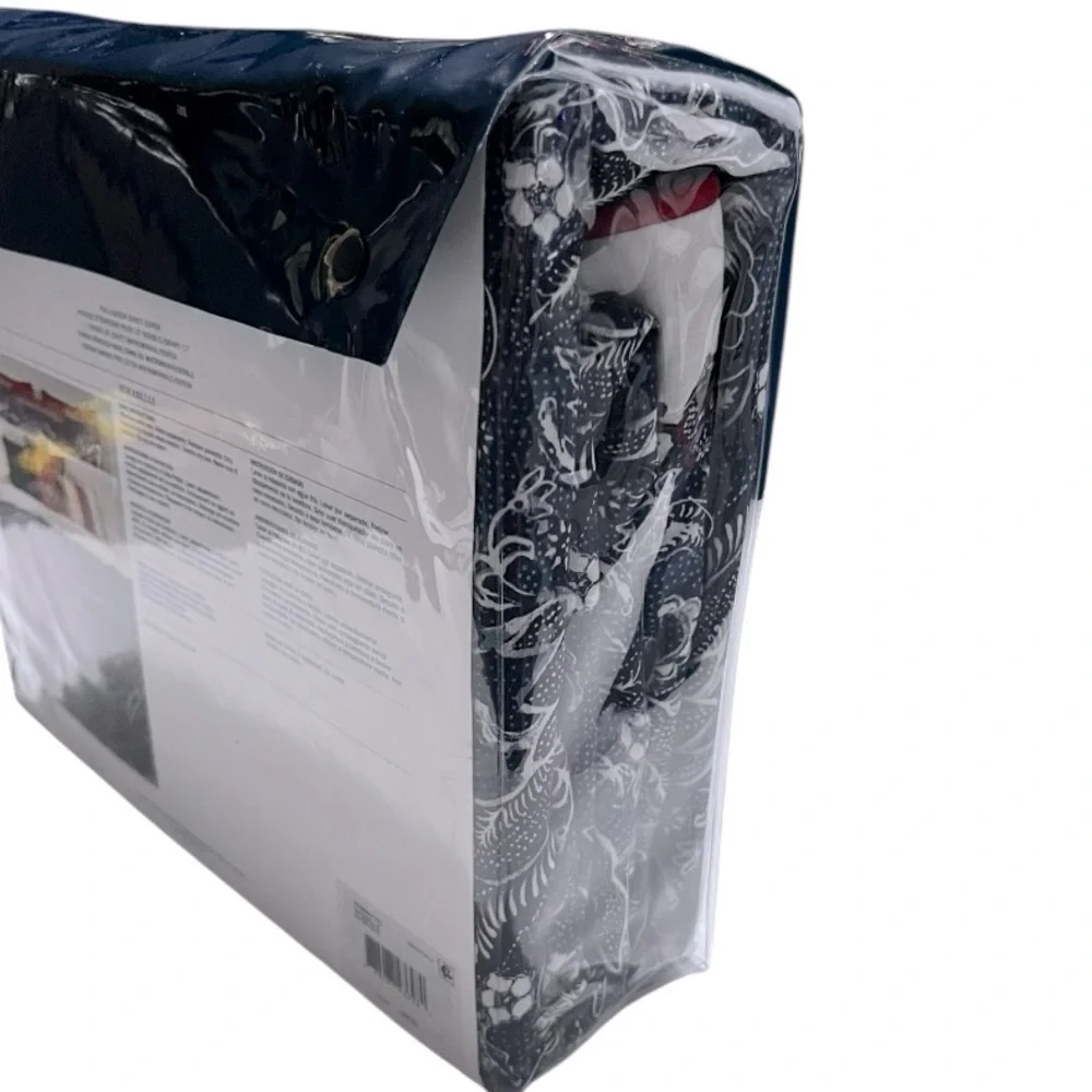 NEW Ralph Lauren Blue and White Paisley Duvet Cover Luxurious Bedding $375